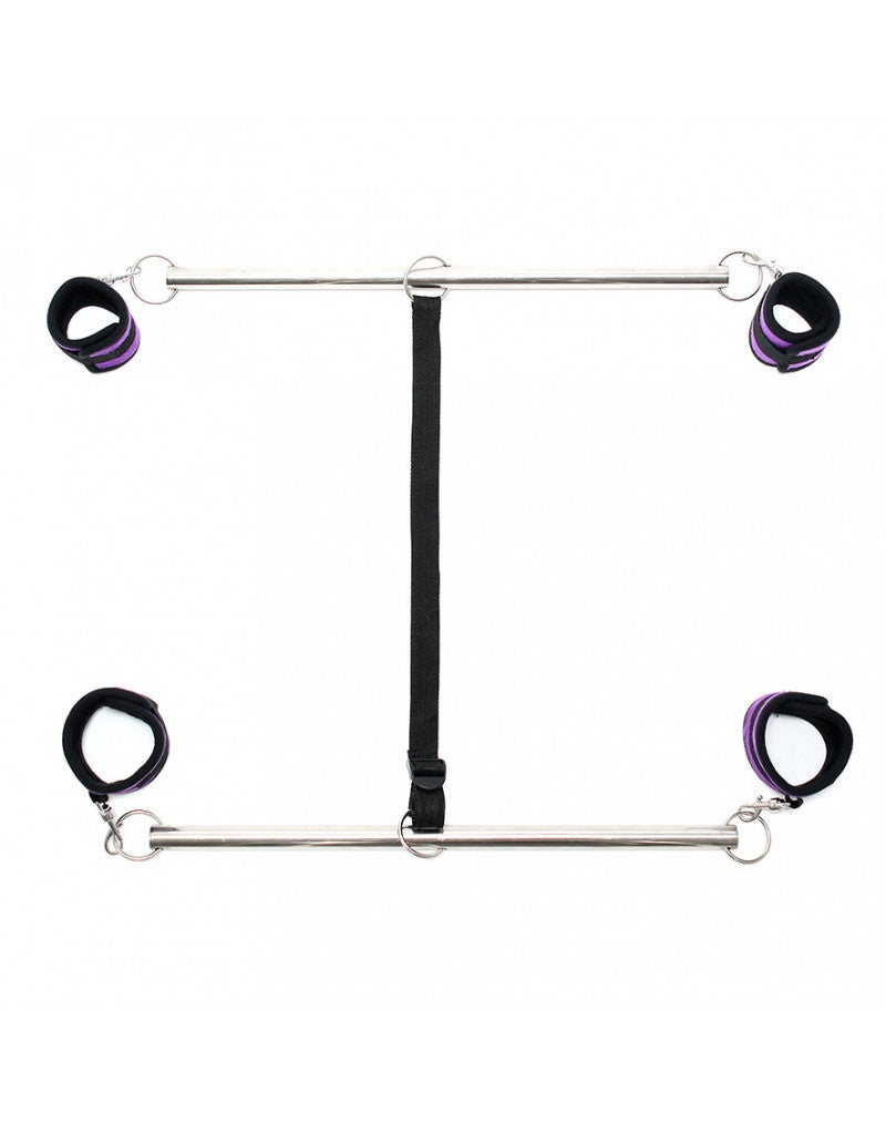 Rimba - Double Spreader Bar With Soft Cuffs - UABDSM