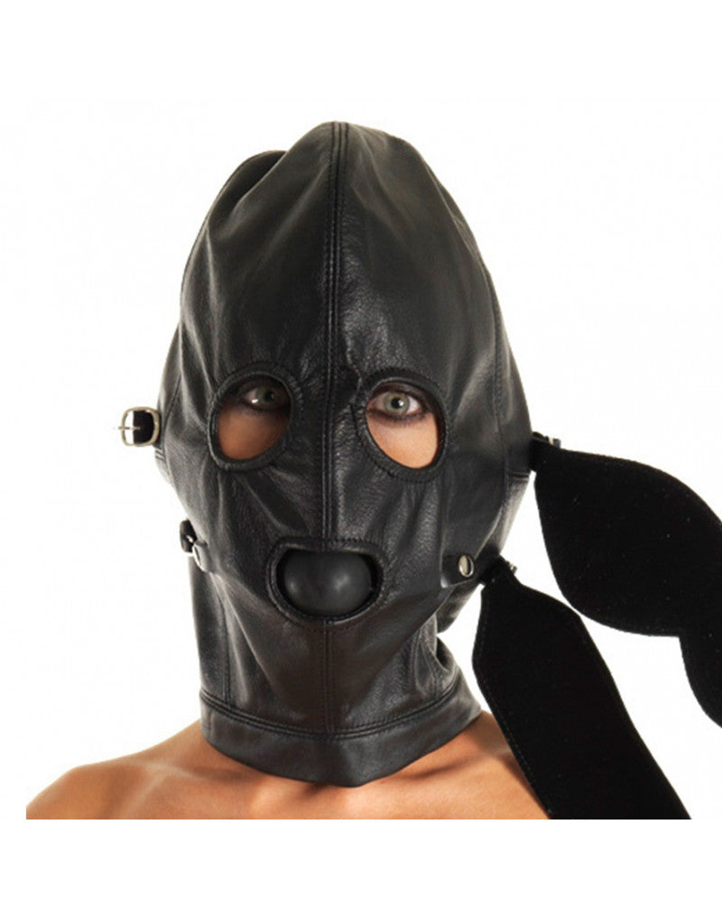 Rimba - Face Mask With Detachable Gag Blinkers And Mouth Piece - UABDSM