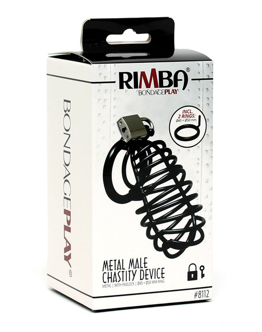 Rimba - Male Chastity Device With Padlock - UABDSM