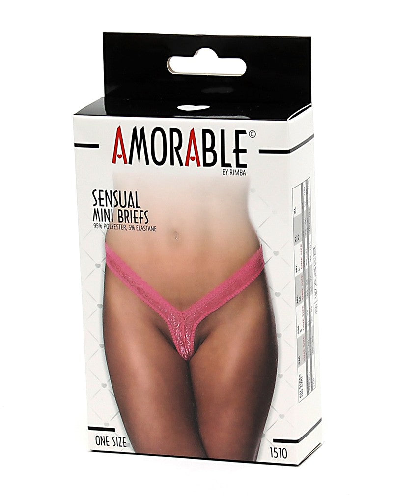 Amorable By Rimba - Mini Slip - One Size - Pink - UABDSM