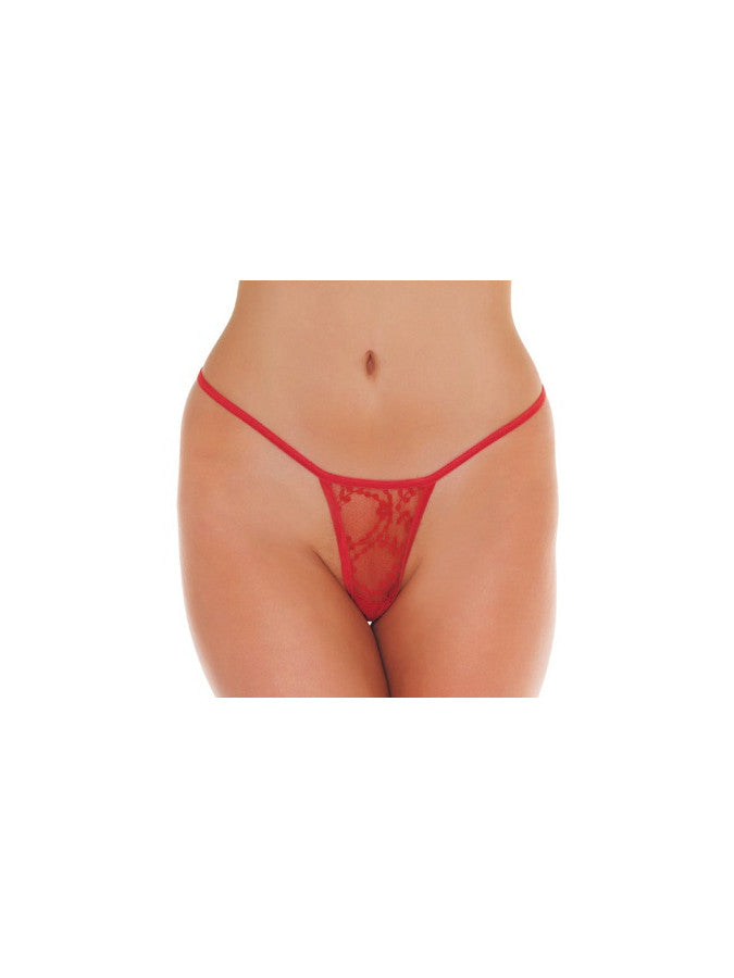 Amorable By Rimba - Mini String - One Size - Red - UABDSM