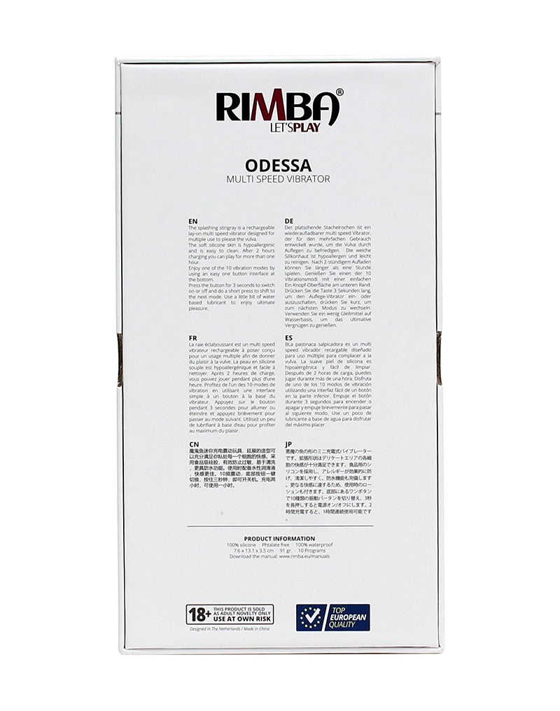 Rimba – Odessa Lay-on Vibrator - UABDSM