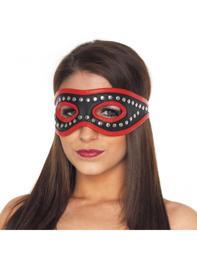 Rimba - Open Eye Mask Decorated With Studs - UABDSM