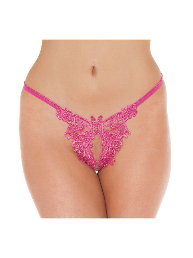 Amorable By Rimba - Open String - One Size - Pink - UABDSM