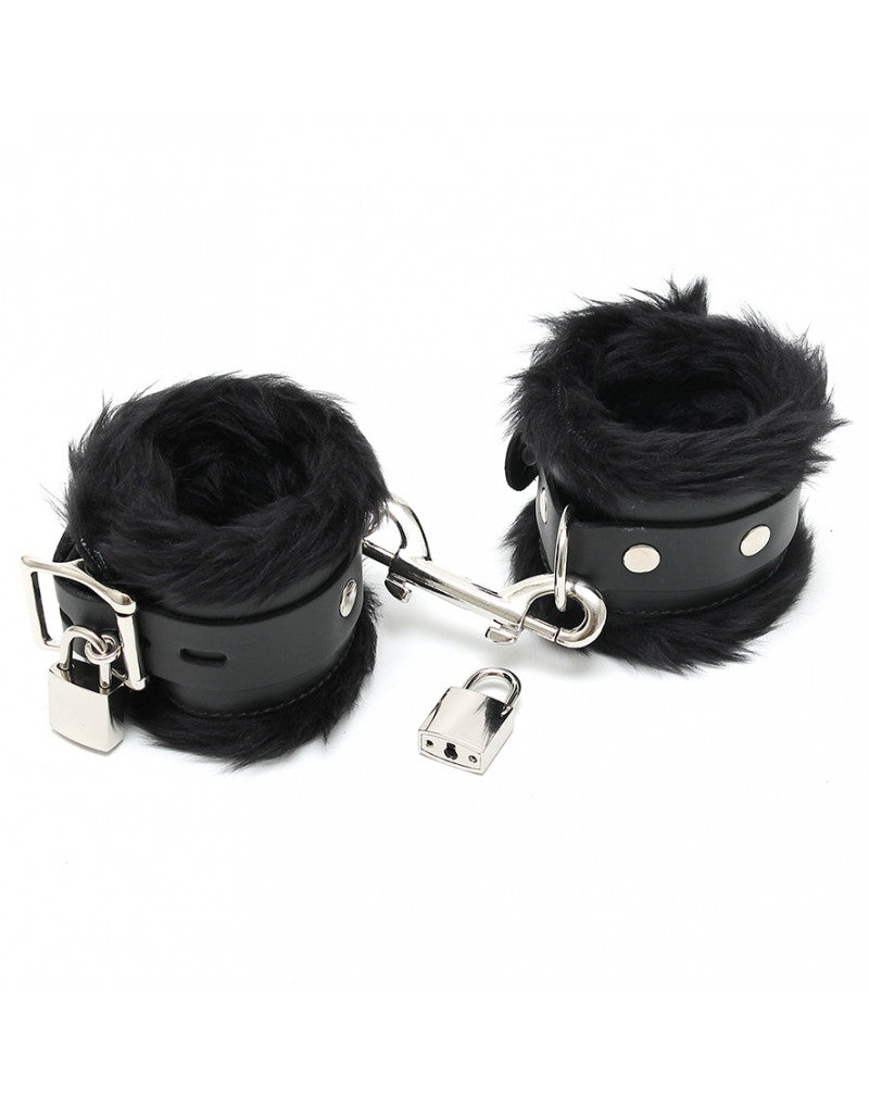 Rimba - Padded Handcuffs With Padlocks And Fur - UABDSM