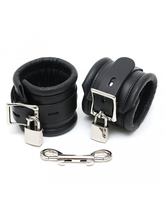 Rimba - Lockable Padded Ankle Cuffs With Padlocks - UABDSM