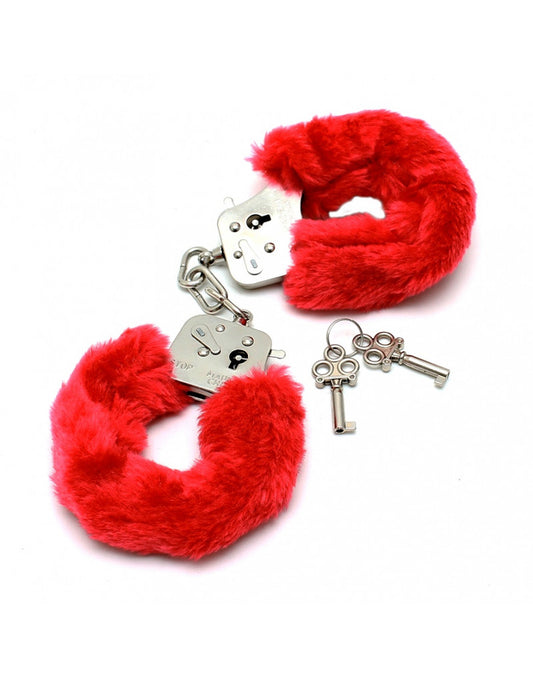 Rimba - Police Handcuffs With Red Fur - UABDSM
