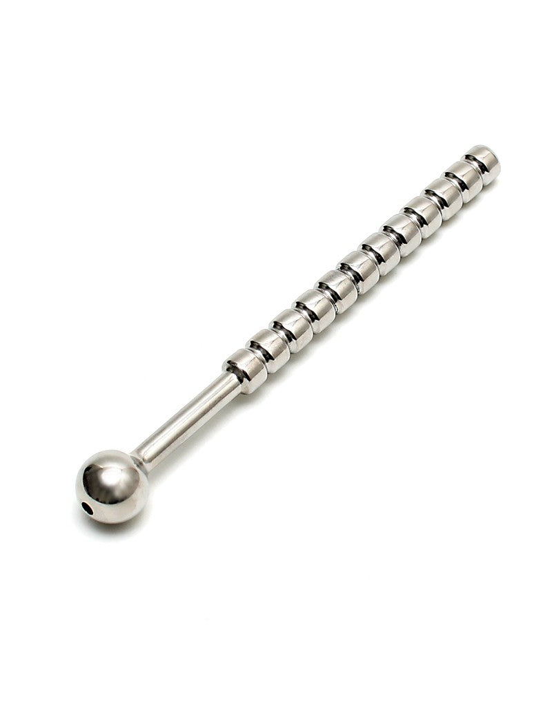 Rimba - Ribbed Urethral Plug Hollow Ø 10 Mm - UABDSM