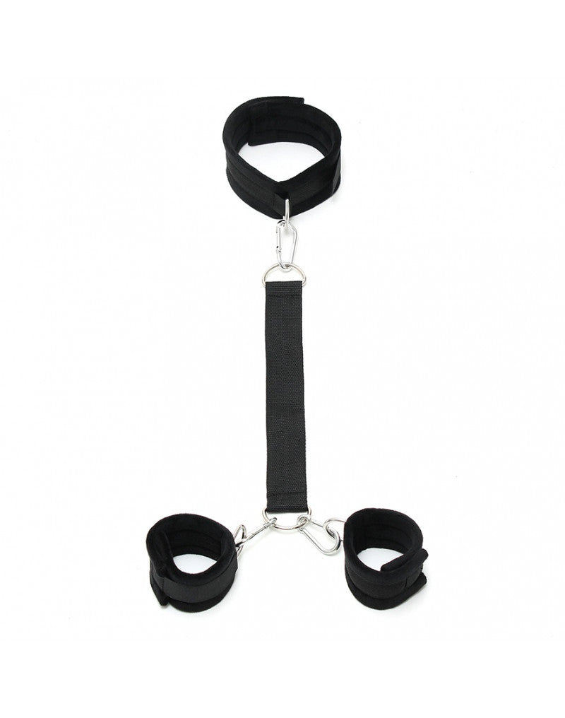 Rimba - Soft Collar With Strap To Soft Handcuffs - UABDSM