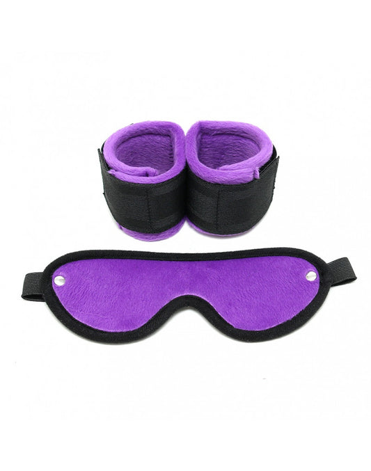 Rimba - Soft Bondage Handcuffs With Mask - UABDSM