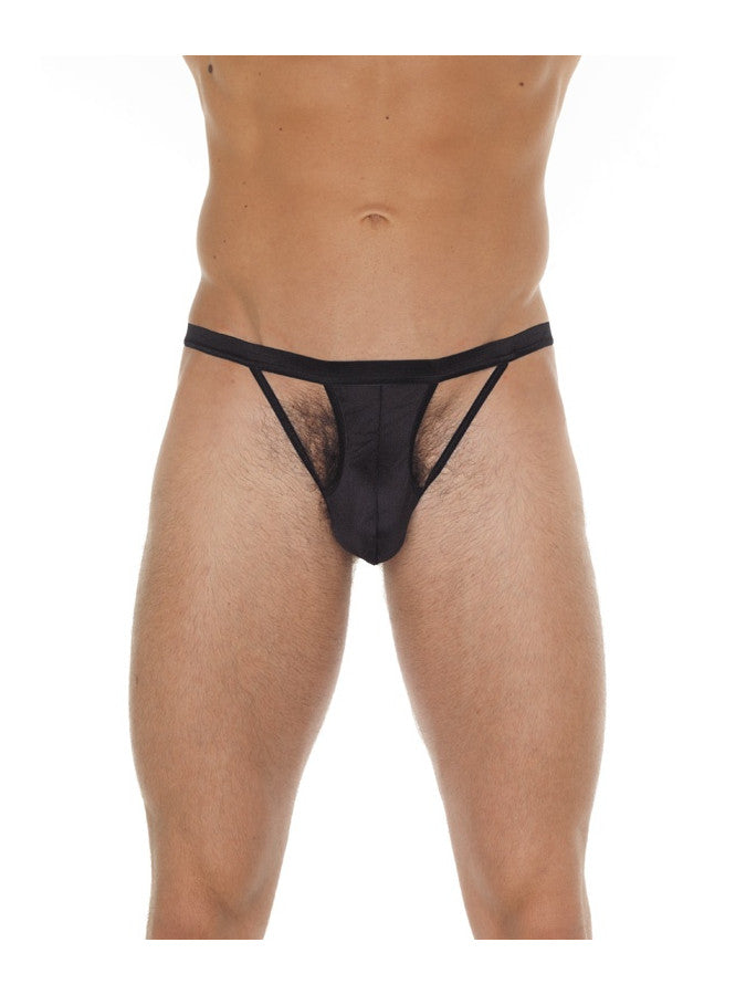 Amorable By Rimba - Open Thong - One Size - Black - UABDSM