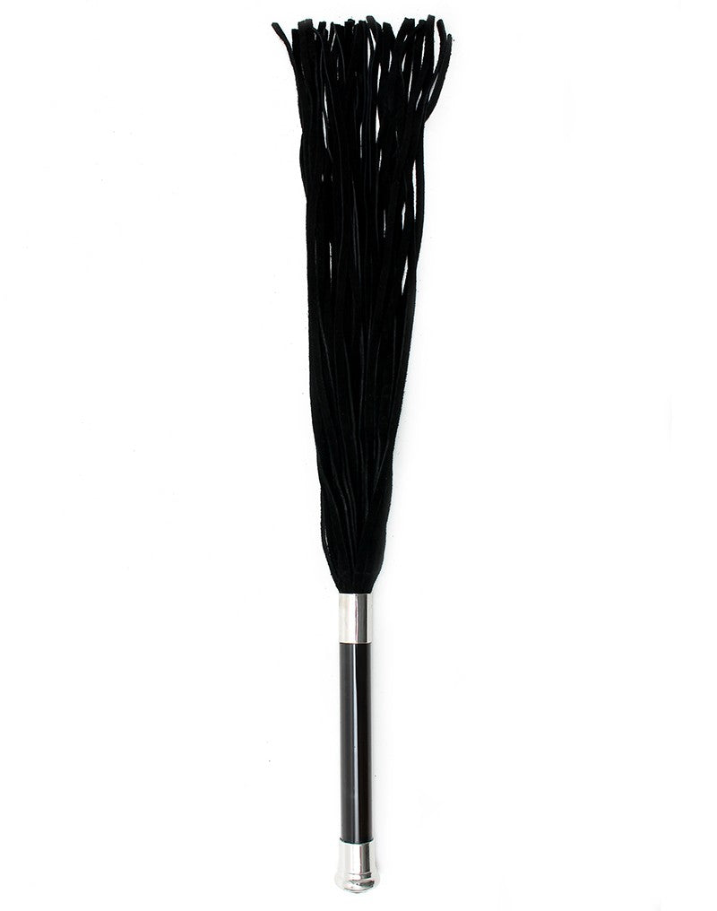 Rimba - Suede Flogger With Glass Handle And Crystal - UABDSM