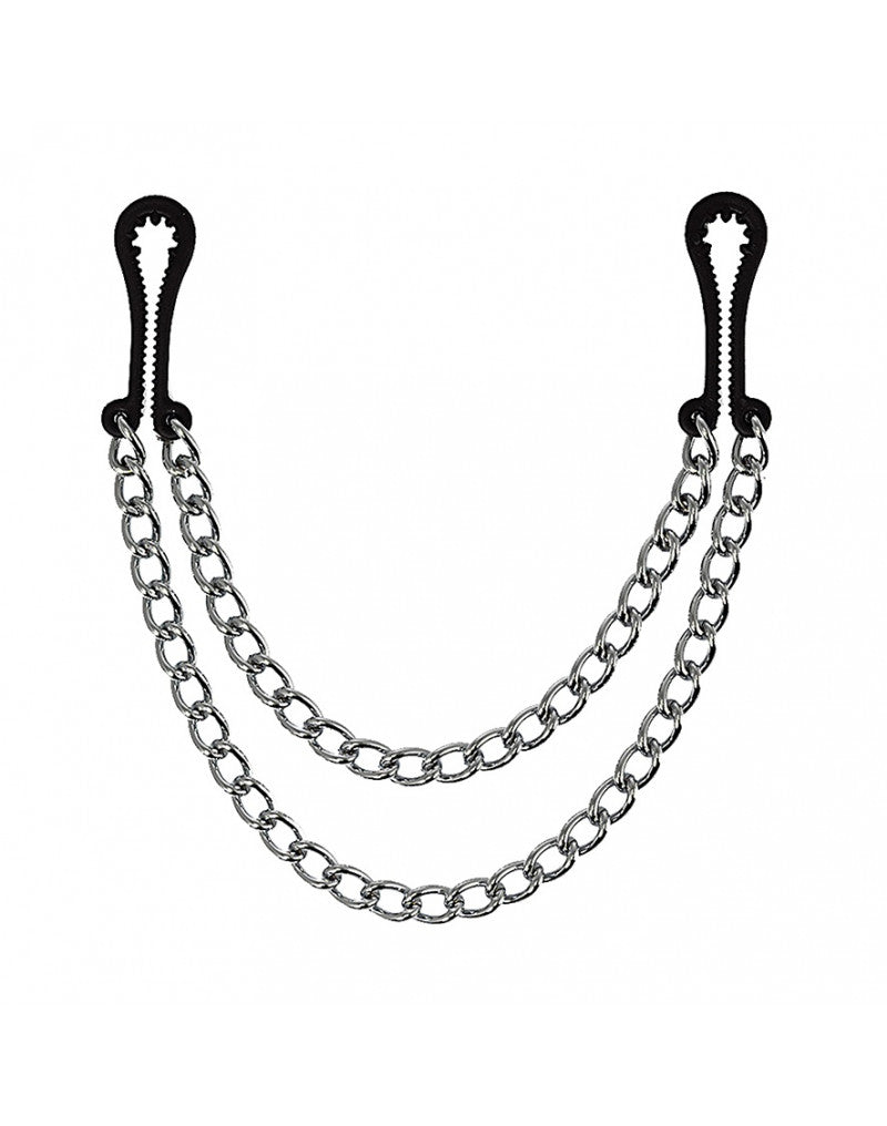 Rimba - Nipple Clamps Plastic With Double Chain - UABDSM