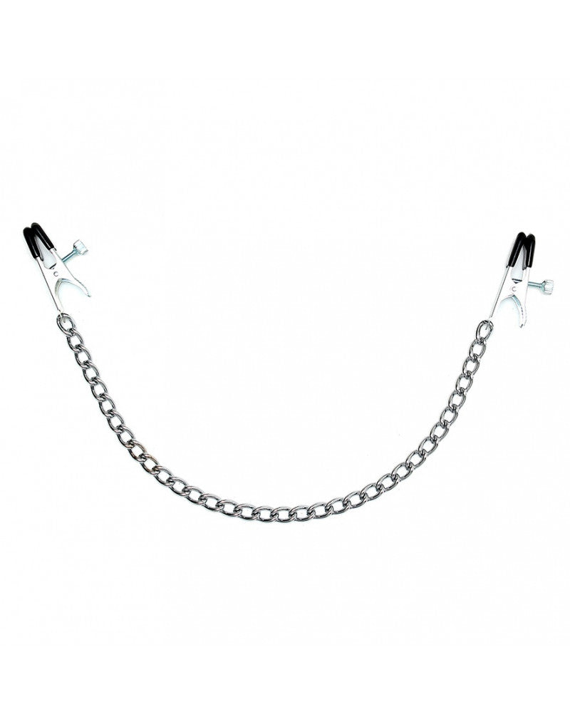 Rimba - Nipple Clamps LARGE Adjustable With Chain - UABDSM