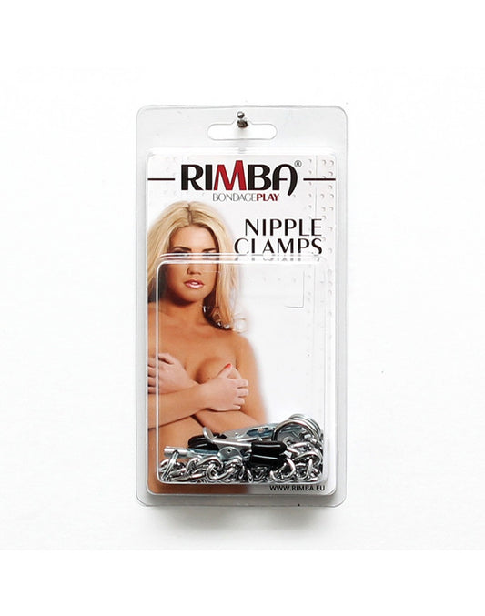 Rimba - Nipple Clamps Plastic With Chain Decoration  (pair) - UABDSM