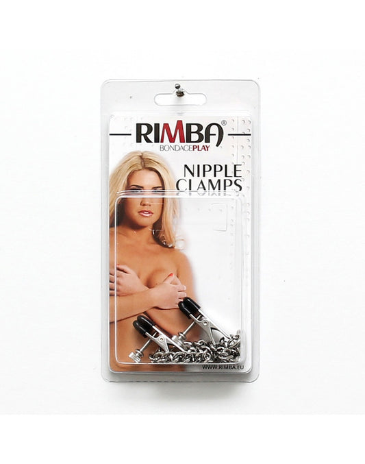 Rimba - Nipple Clamps. Adjustable. With Chain - UABDSM