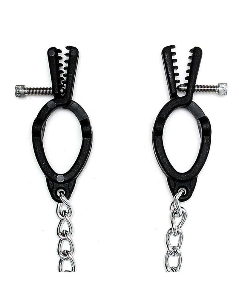 Rimba - Nipple Clamps Plastic With Chain - UABDSM