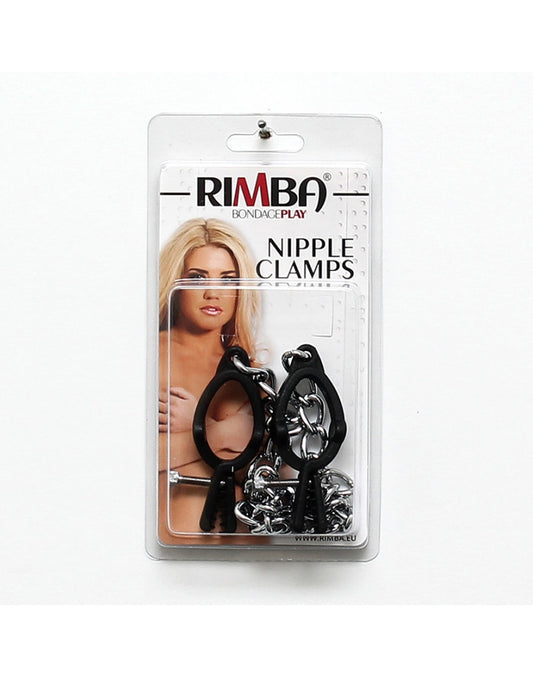 Rimba - Nipple Clamps Plastic With Chain - UABDSM