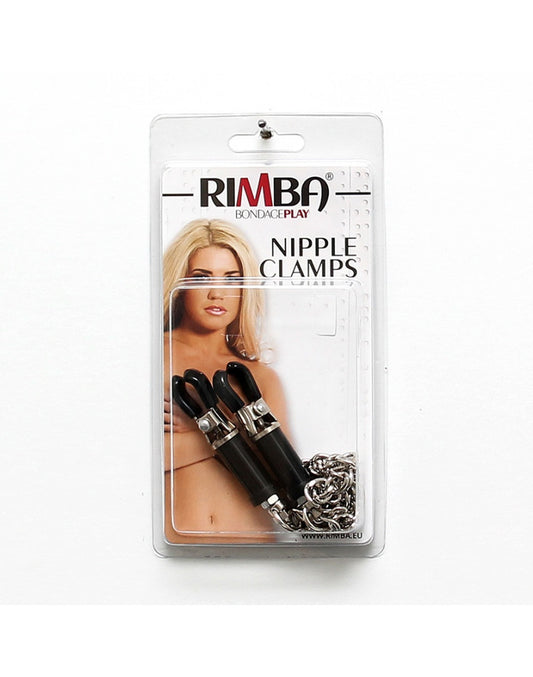 Rimba - Adjustable Nipple Clamps With Chain - UABDSM