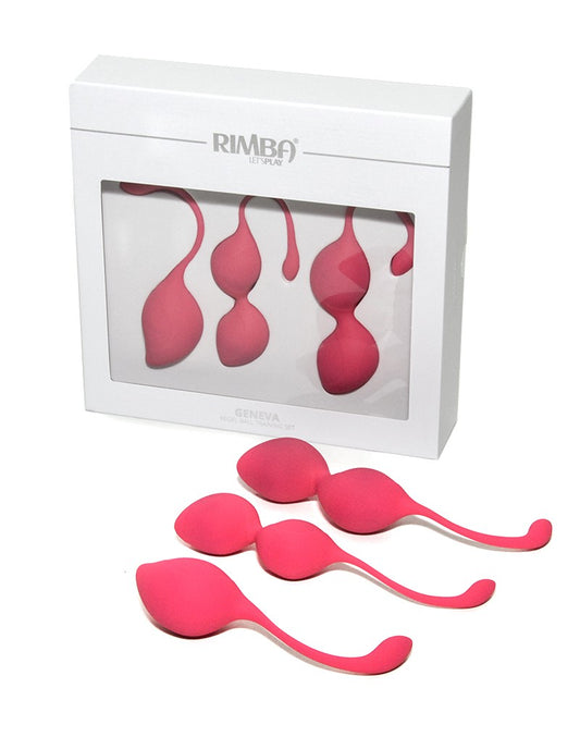 Rimba Toys - Geneva - Kegel Balls Training Set - Pink - UABDSM