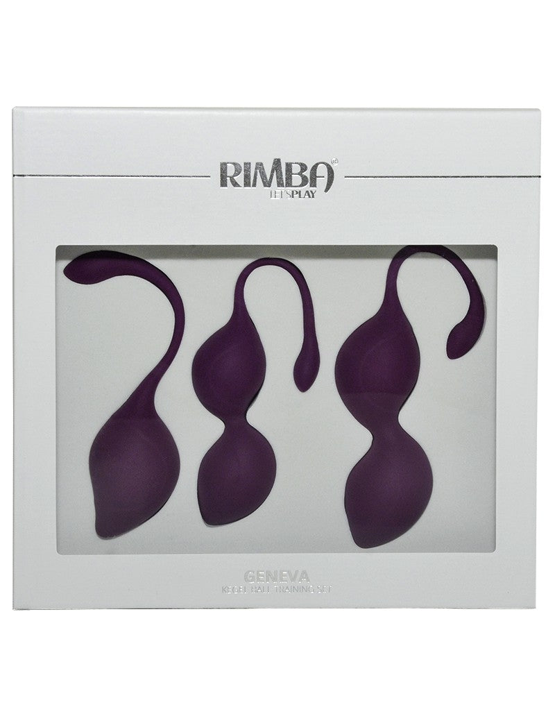 Rimba Toys - Geneva - Kegel Balls Training Set - Purple - UABDSM