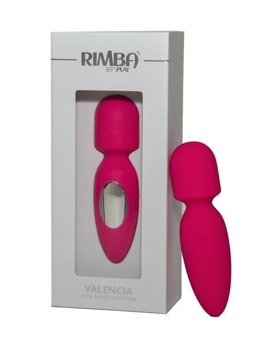 Rimba Toys - Valencia - Mini Wand Vibrator - Pink - UABDSM