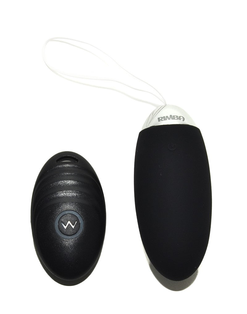 Rimba Toys - Venice - Egg Vibrator With Remote Control - Black - UABDSM