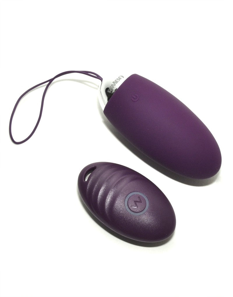 Rimba Toys - Venice - Egg Vibrator With Remote Control - Purple - UABDSM