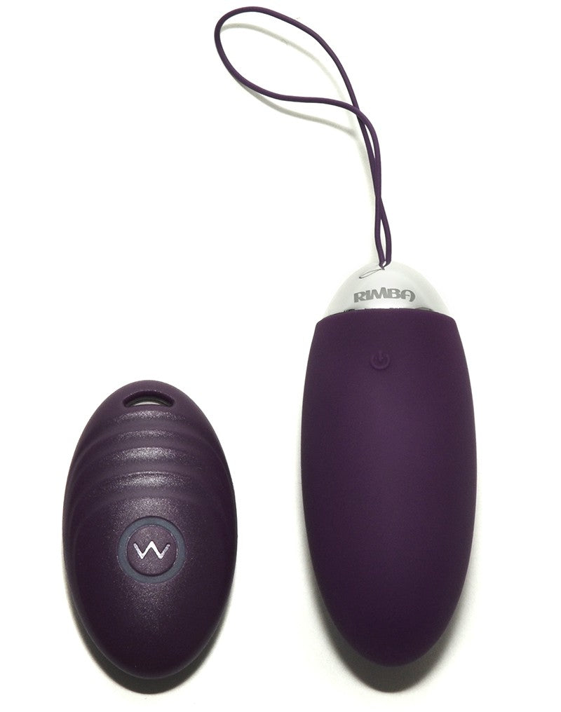 Rimba Toys - Venice - Egg Vibrator With Remote Control - Purple - UABDSM