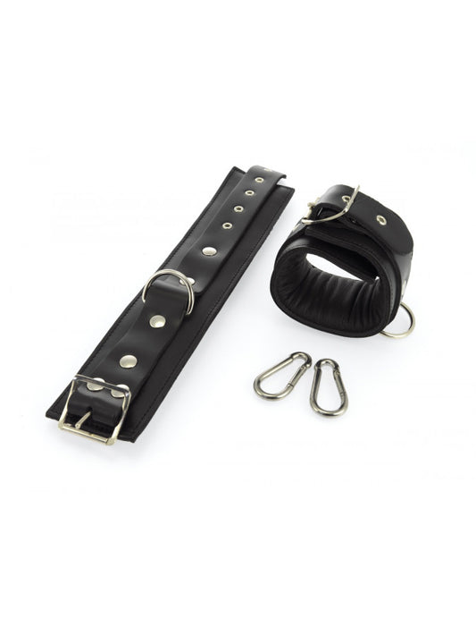 Rimba - Soft Cushioned Anclecuffs With Carabine Hooks - UABDSM