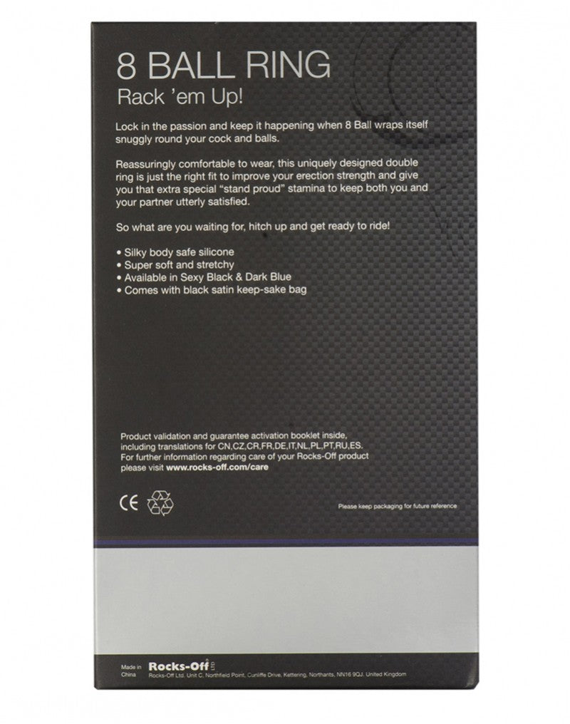 Rocks-Off 8 Ball Ring - UABDSM