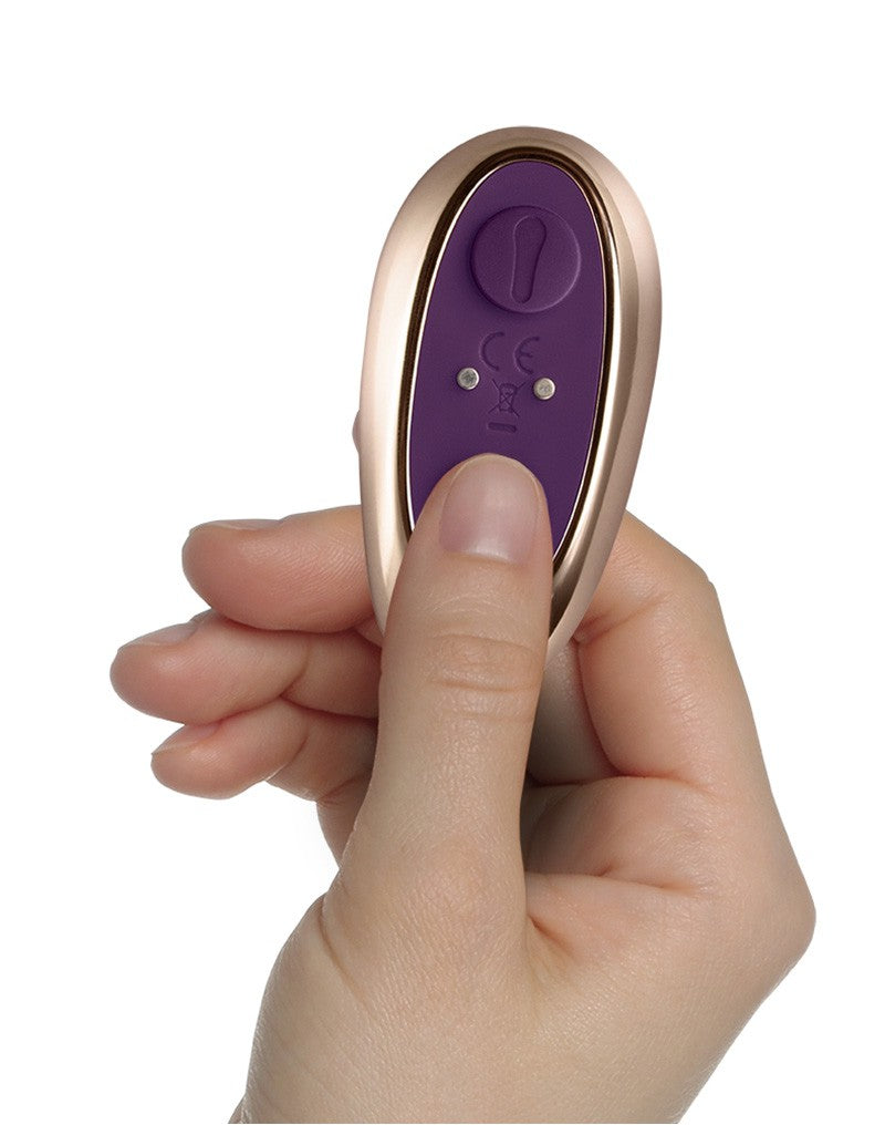 Rocks-Off - Cocktail - Couple Vibrator With Remote Control - Purple - UABDSM