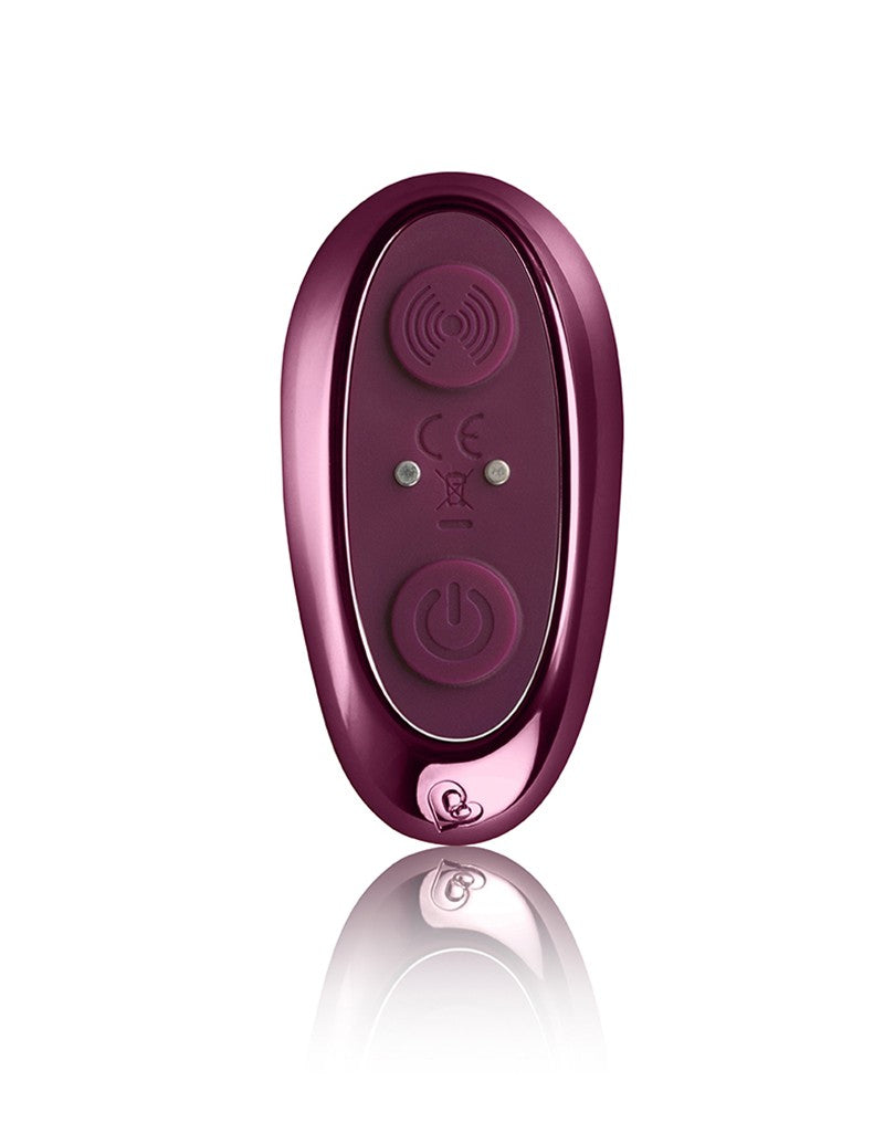Rocks-Off - Knickerbocker Glory - Panty Vibrator With Remote Control - Burgundy - UABDSM