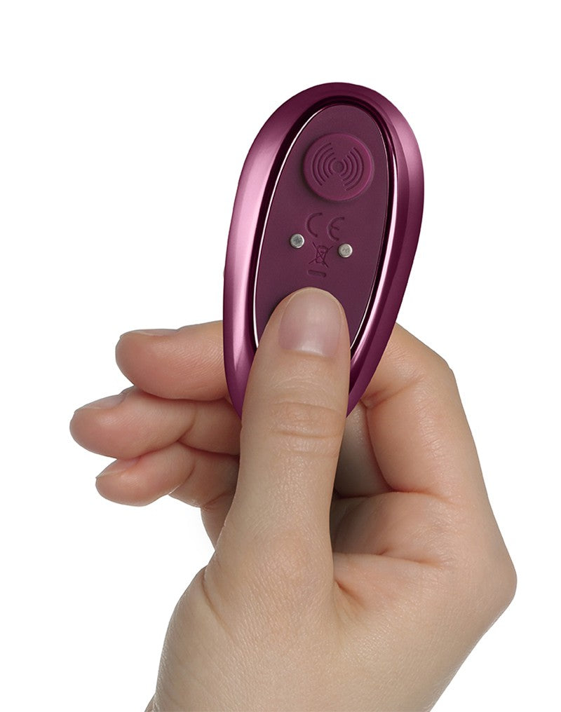 Rocks-Off - Knickerbocker Glory - Panty Vibrator With Remote Control - Burgundy - UABDSM