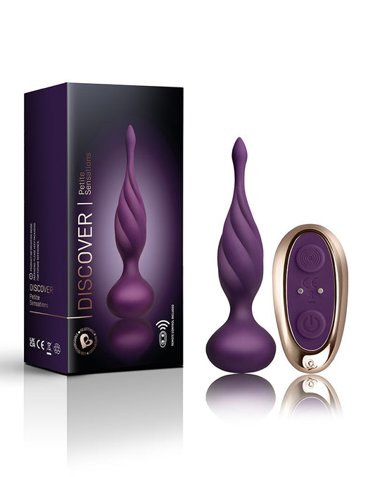 Rocks-Off - Petite Sensations Discover - Anal Vibrator With Remote Control - Purple - UABDSM