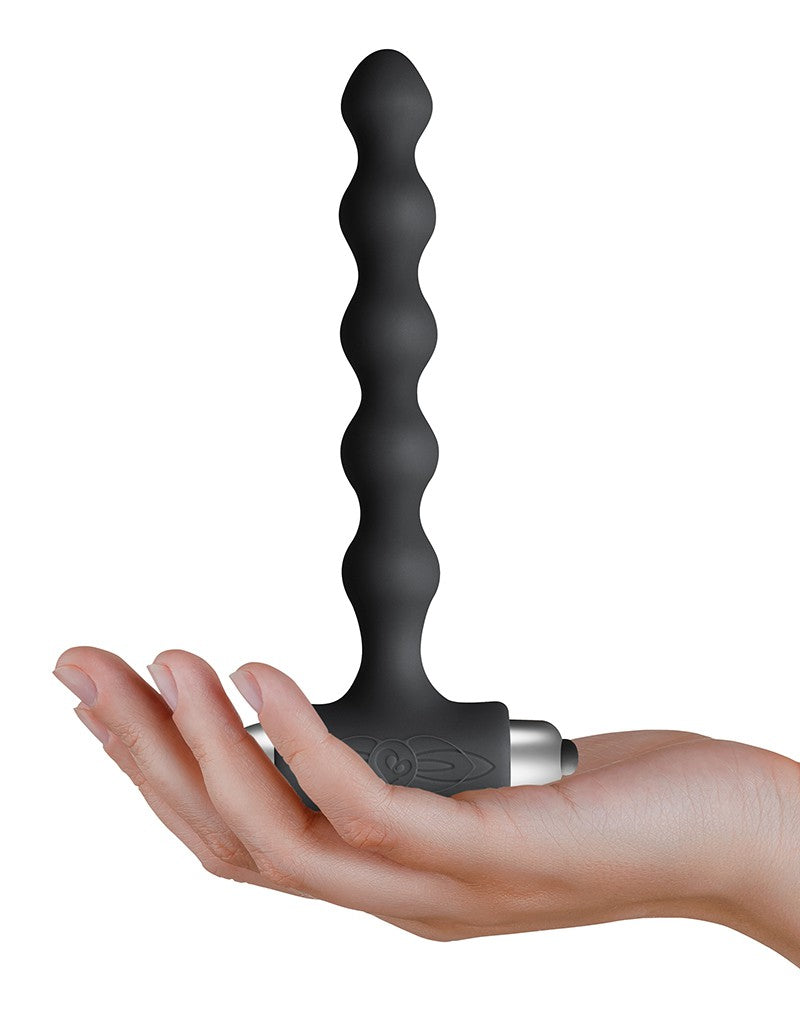 Rocks-Off - Petite Sensations Pearls - Anal Vibrator - Black - UABDSM