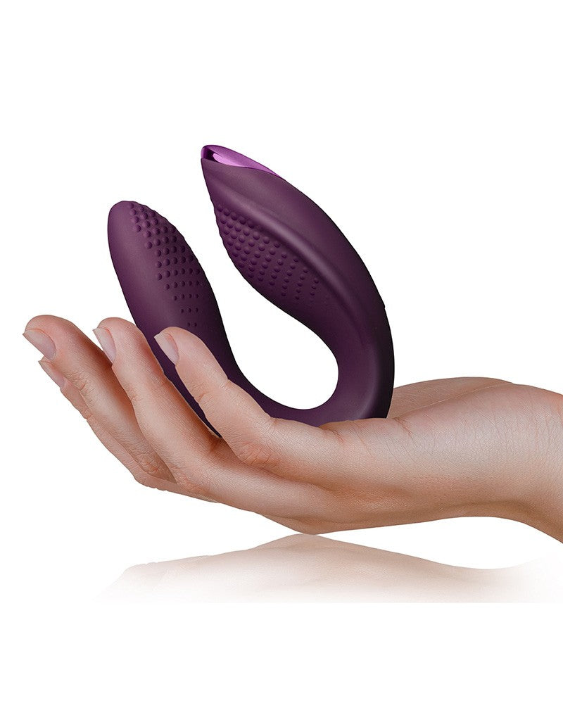 Rocks-Off - Rock Chick Diva - Couple Vibrator With Remote Control - Purple - UABDSM