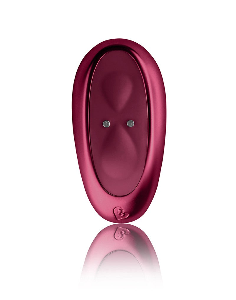 Rocks-Off - Ruby Glow Blush - Sit-on Vibrator With Remote Control - Red - UABDSM