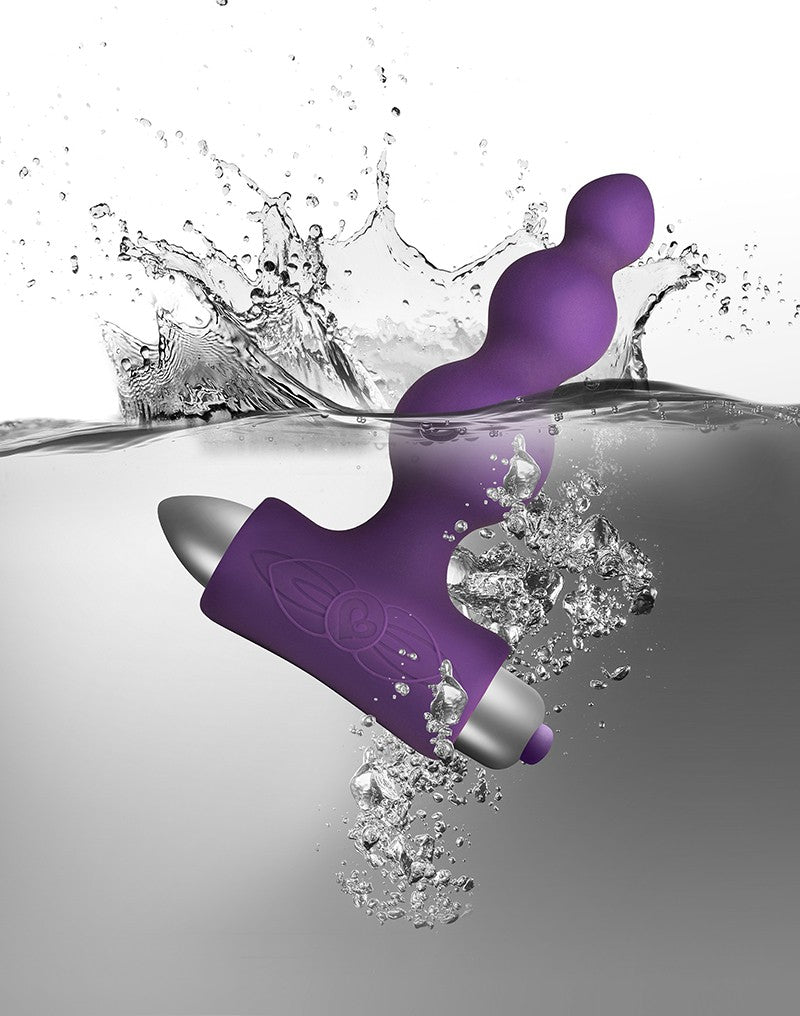 Rocks-Off - Petite Sensations Bubbles - Anal Vibrator - Purple - UABDSM