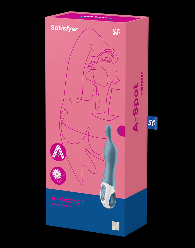 Satisfyer - A-Mazing 1 - A-Spot Vibrator - Blue - UABDSM