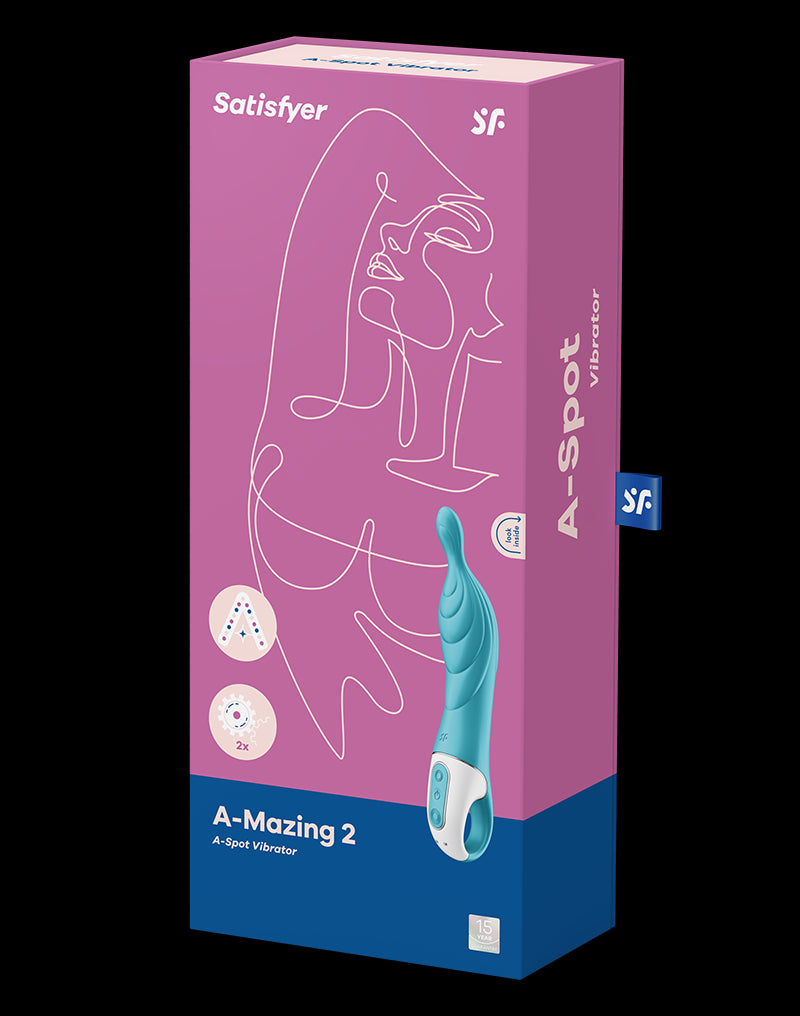 Satisfyer - A-Mazing 2 - A-Spot Vibrator - Turquoise - UABDSM