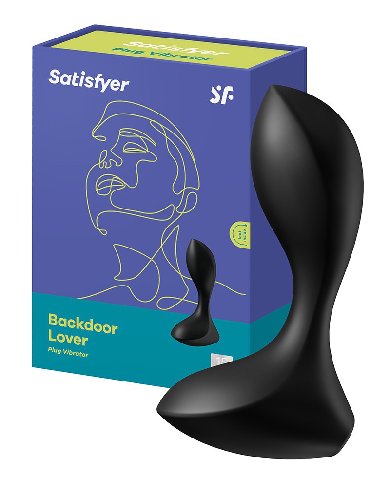 Satisfyer - Backdoor Lover - Anal Vibrator - Black - UABDSM