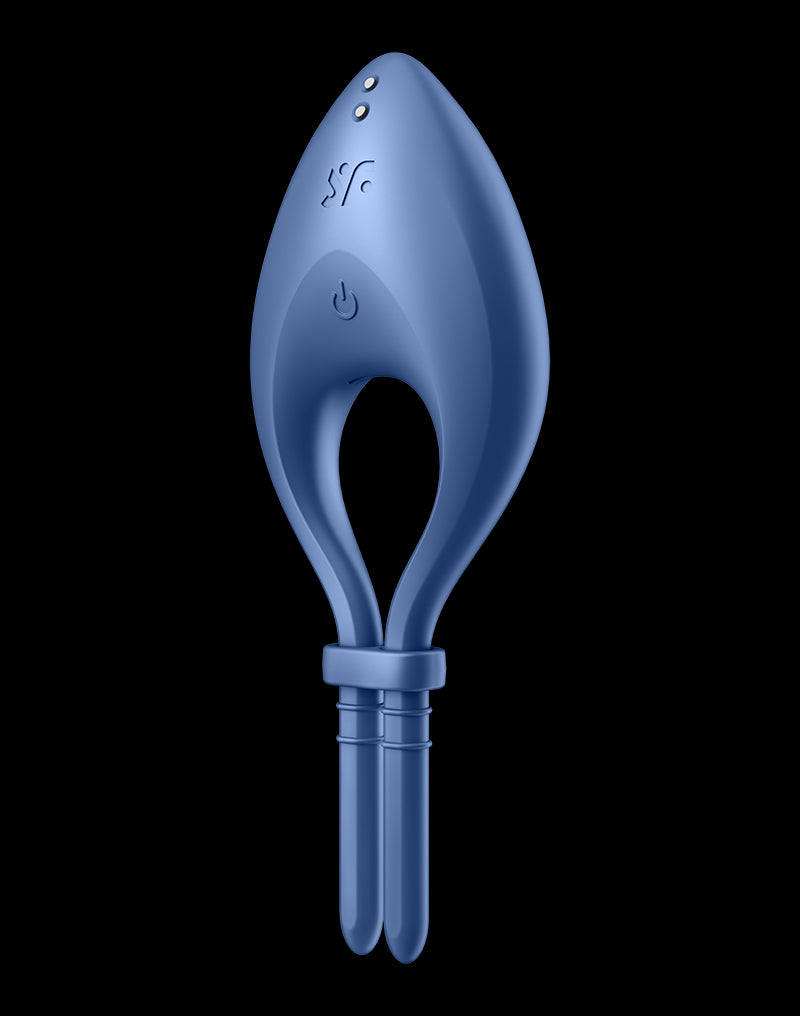 Satisfyer - Bullseye - Cockring Vibrator - Blue - UABDSM