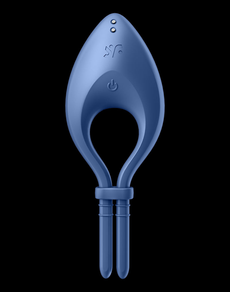 Satisfyer - Bullseye - Cockring Vibrator - Blue - UABDSM