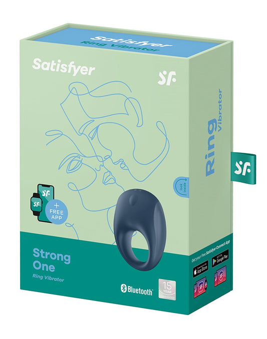 Satisfyer Cock Ring Strong One / Incl. Bluetooth And App - UABDSM