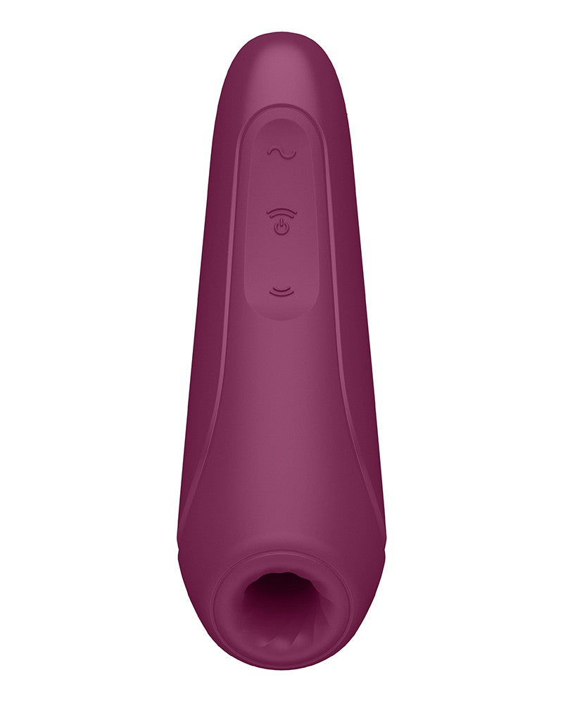 Satisfyer Curvy 1+ Rose Red / Incl. Bluetooth And App - UABDSM