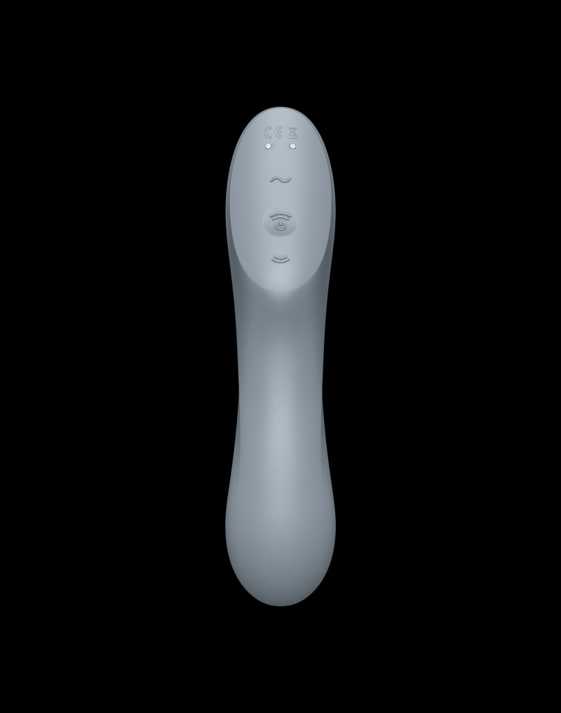 Satisfyer - Curvy Trinity 3 - 3-in-1 Vibrator - Grey - UABDSM