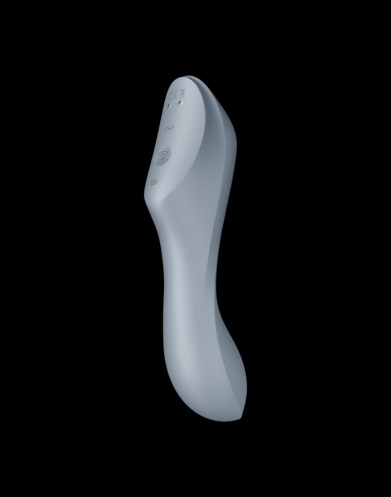 Satisfyer - Curvy Trinity 3 - 3-in-1 Vibrator - Grey - UABDSM