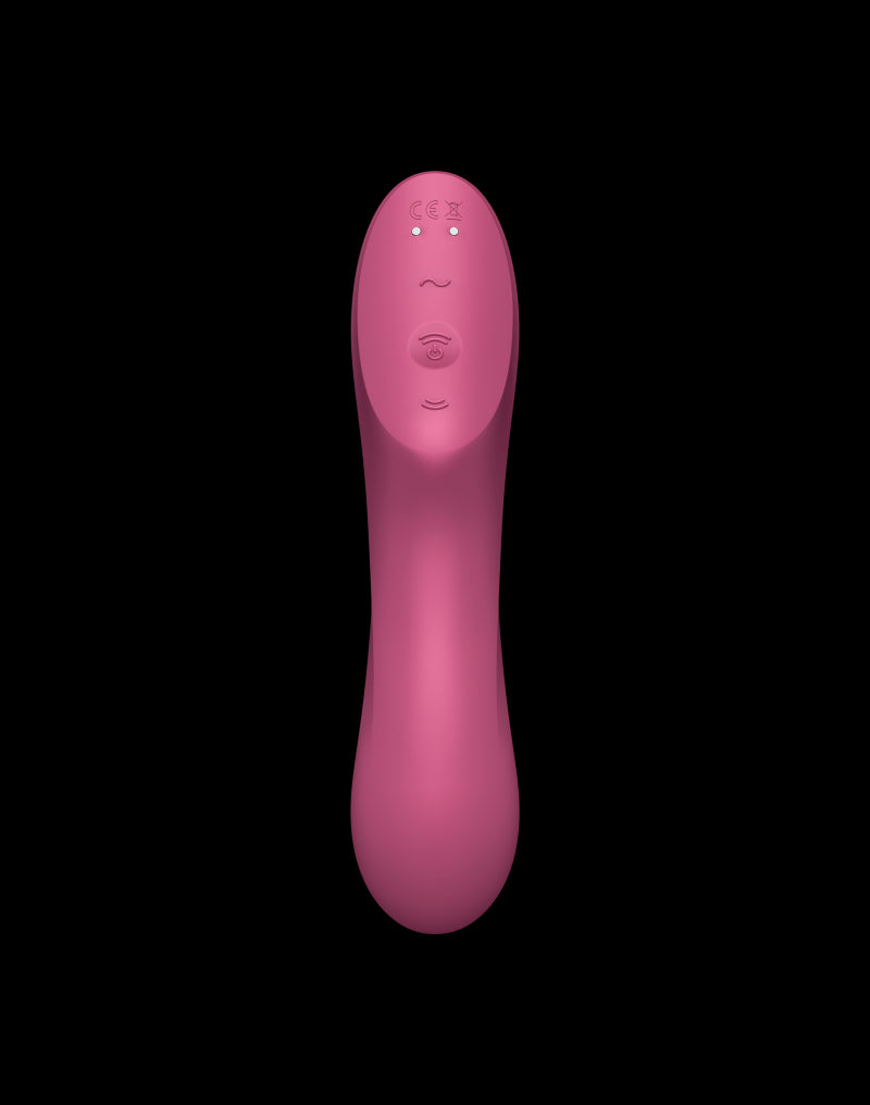 Satisfyer - Curvy Trinity 3 - 3-in-1 Vibrator - Red - UABDSM