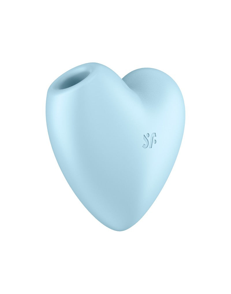 Satisfyer - Cutie Heart - Air Pulse Vibrator - Blue - UABDSM